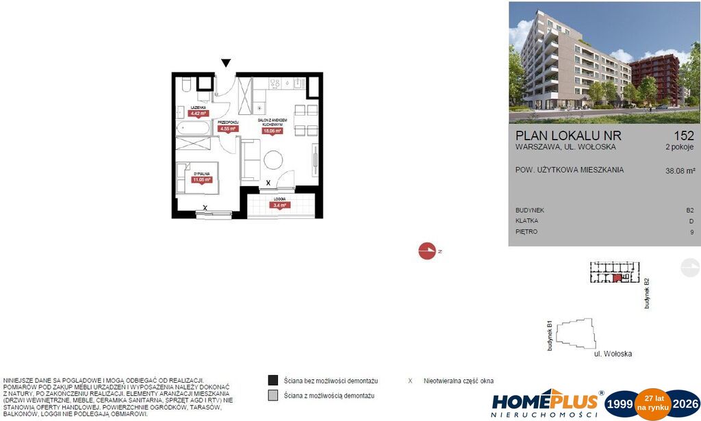 0%. Kompleks apartamentowy przy Wołoskiej