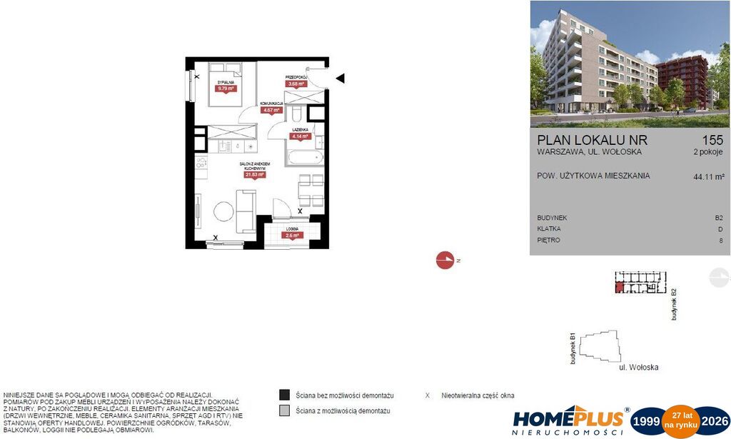 0%. Kompleks apartamentowy przy Wołoskiej