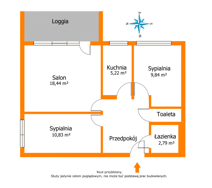 Komfortowe 3 pokoje wśród zieleni