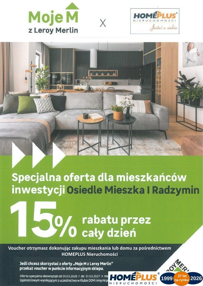 0%, 2 m-ca parkingowe i poddasze dodatkowo