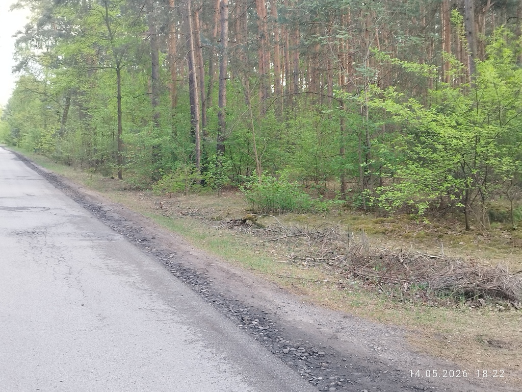 Działka budowlana 1200 m² Helenów, MPZP