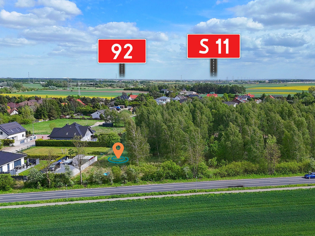 Sady pod Poznaniem  działka 1544 m2 | MPZP