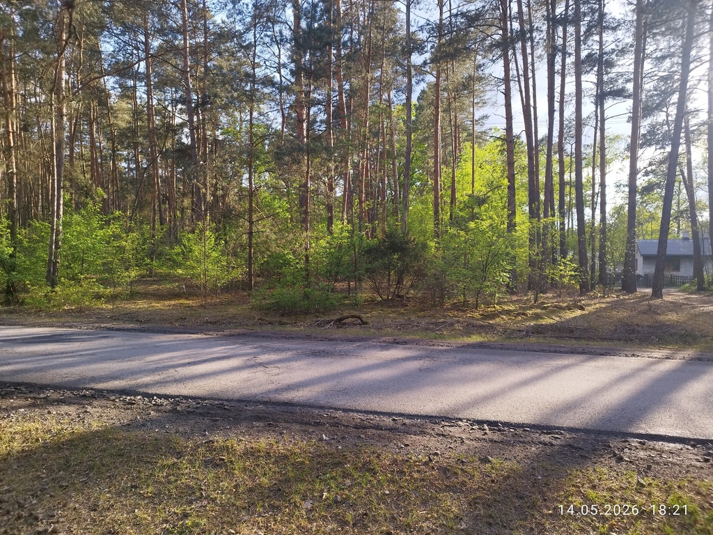 Działka budowlana 1200 m² Helenów, MPZP