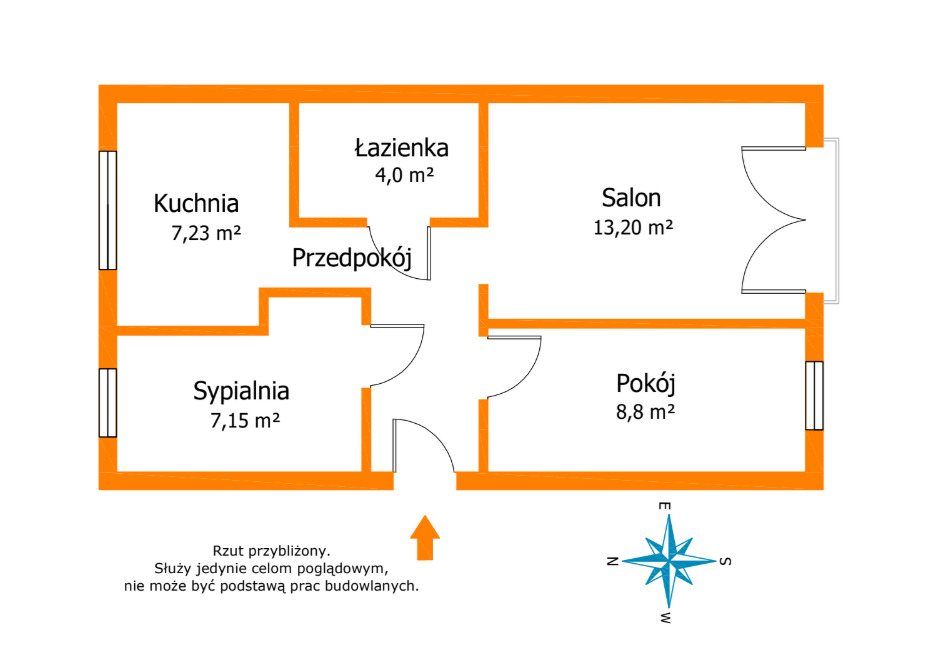 Rezerwacja, 3 pokoje. Kredyt przeżyjesz. Żal nie