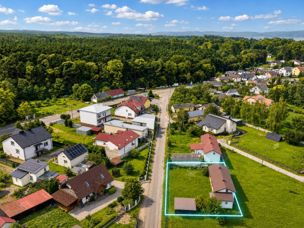 Dom 60 m² przy Wiśle, ogród 600 m