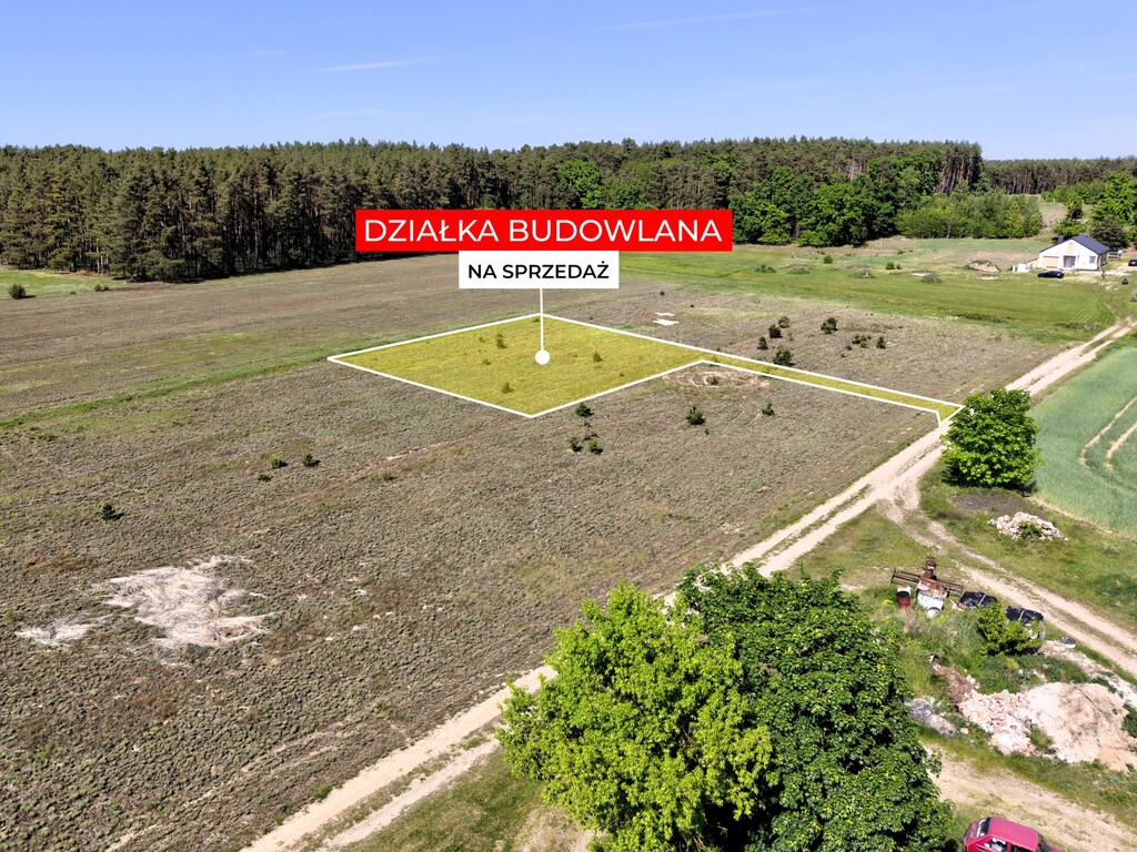 Mierzyn | jezioro - Puszcza Notecka – 1139 m² z WZ