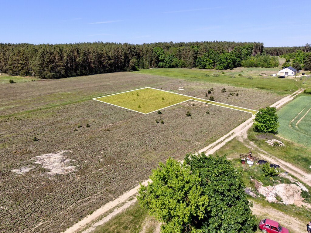 Mierzyn | jezioro - Puszcza Notecka – 1139 m² z WZ