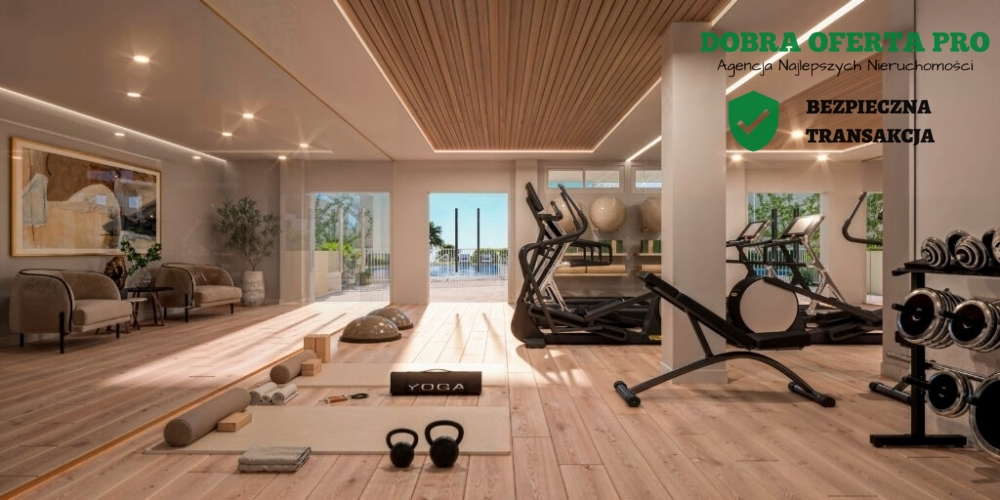Apartament z basenem i siłownią – Estepona