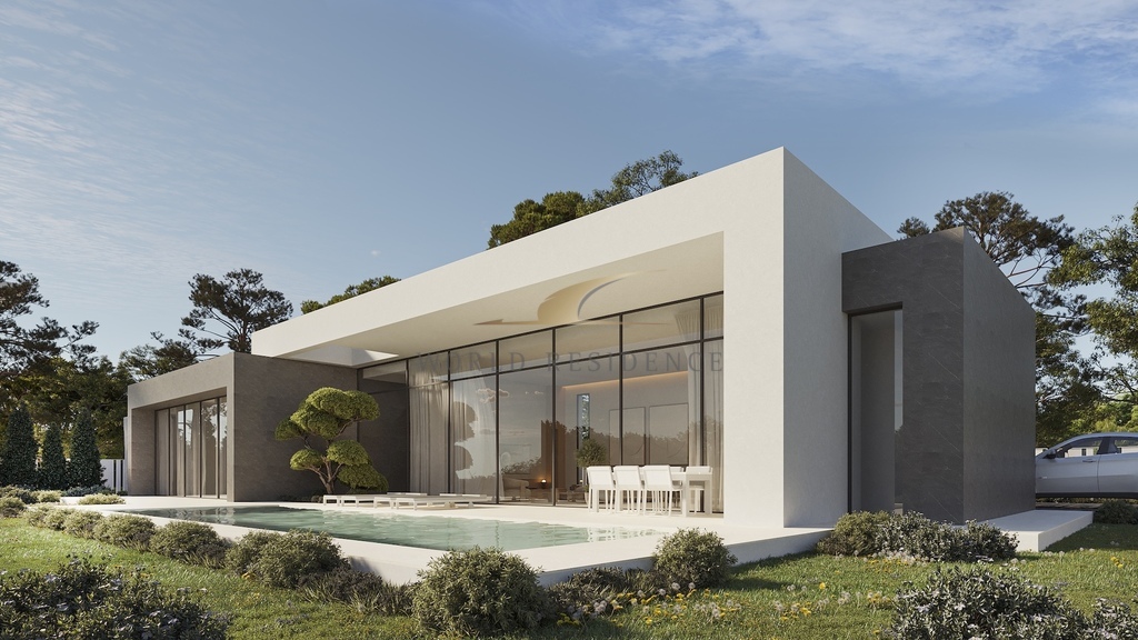 Luksusowa villa z basenem przy wzgórzach Calp