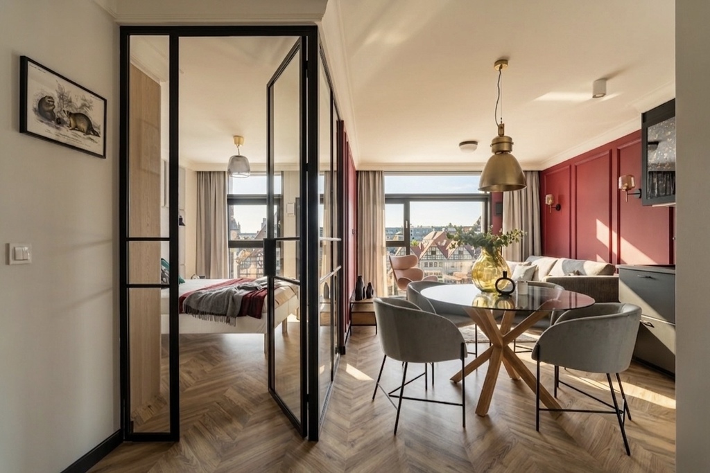 Wintera | 2 apartamenty | Widok na Motławę