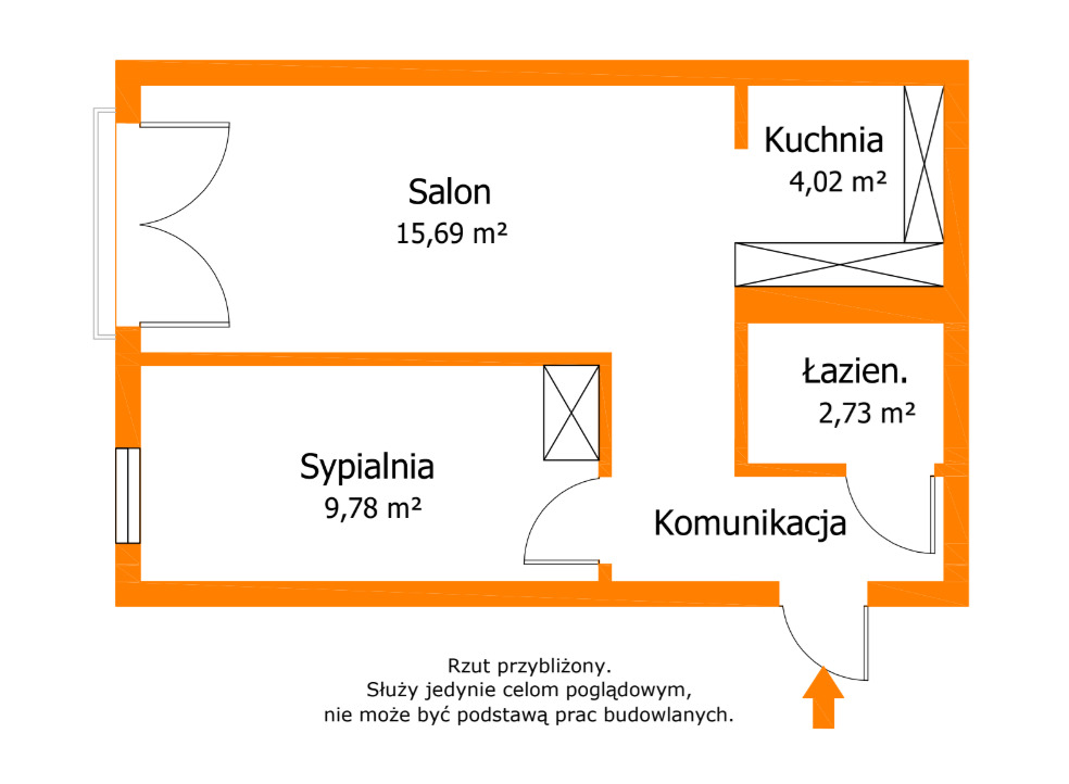Najtańsze mieszkanie w Witkowie - 2 Pokojowe