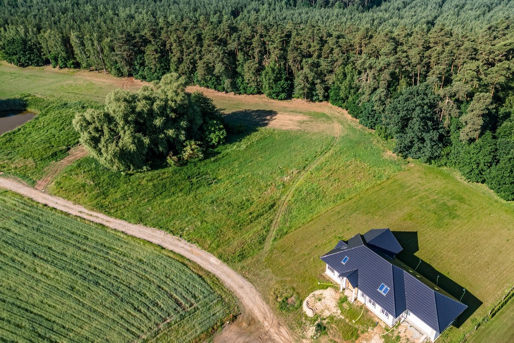 Porażyn działka budowlana 3357m2 MPZP| pod lasem