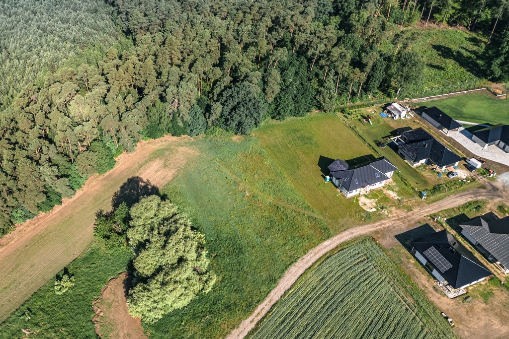 Porażyn działka budowlana 3357m2 MPZP| pod lasem