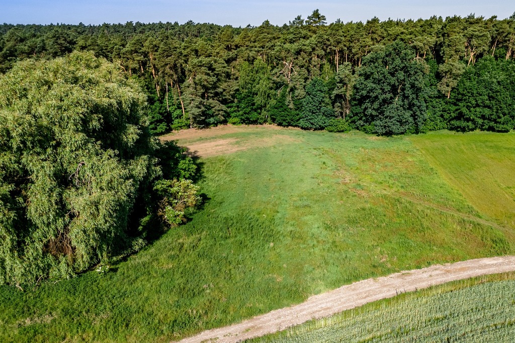 Porażyn działka budowlana 3357m2 MPZP| pod lasem