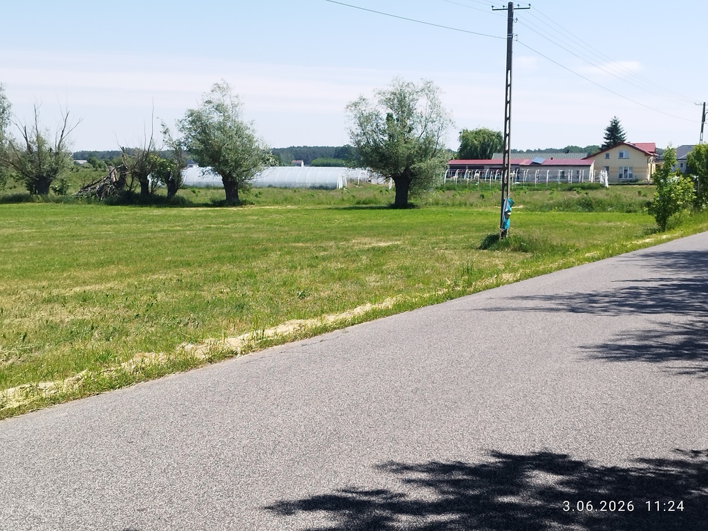 Działka rolno-budowlana 3503 m² Albinów Głowno