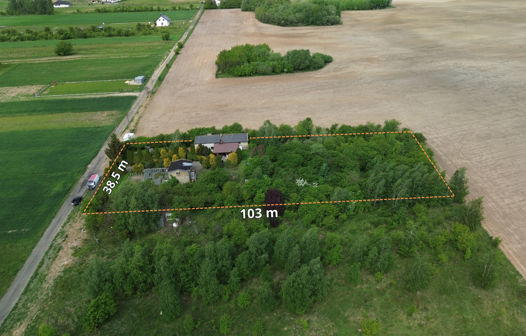 Teren inwestycyjny 4005 m² przy przy węźle S8