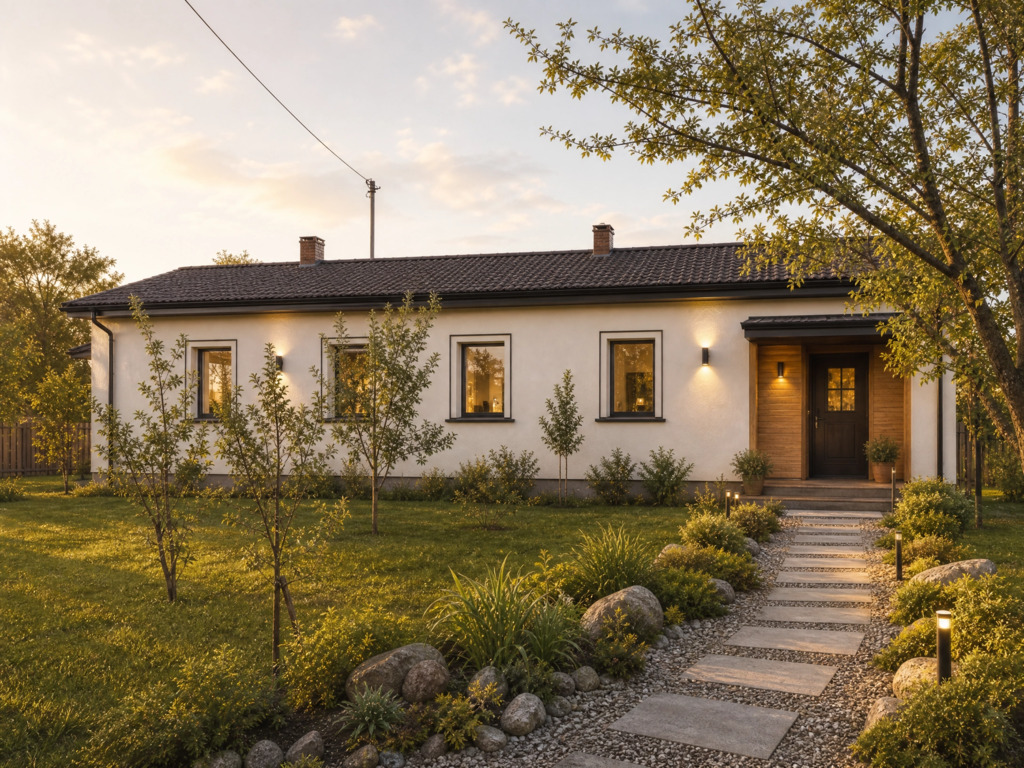 Dom 60 m² przy Wiśle, ogród 600 m