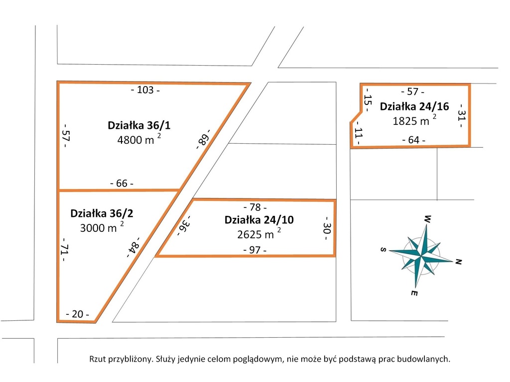 Działka budowlana, 3000m2, Osina, gm. Kluki