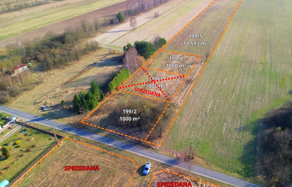 Działka pod Twój dom z MPZP - gm. Zelów