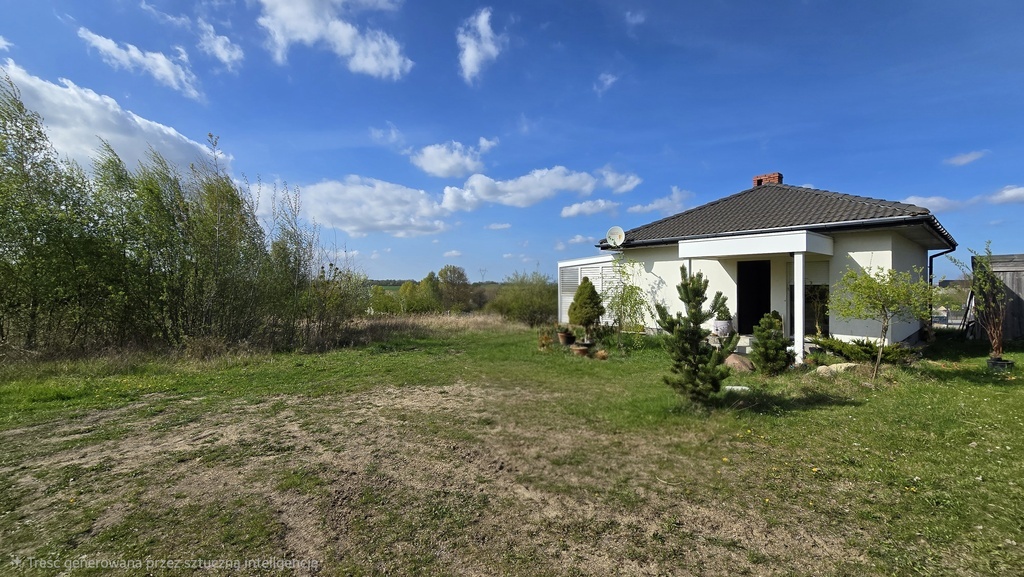 Działka z pięknym widokiem i z domem 70 m2