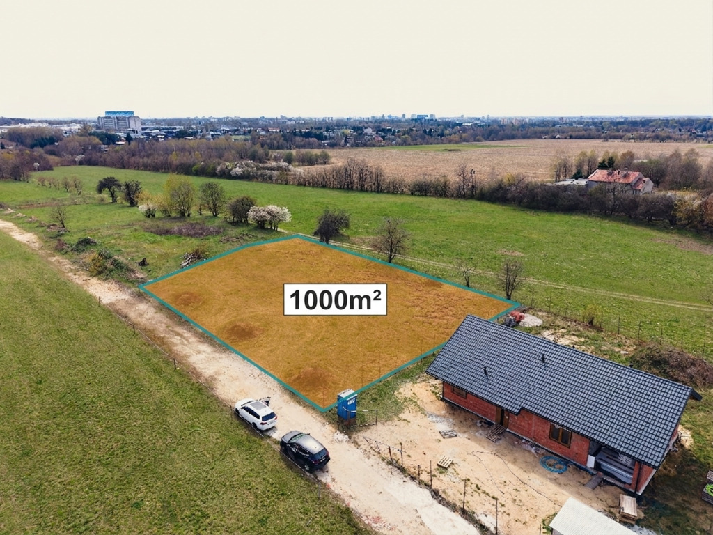 OBNIŻKA CENY! Działka 1000m² pozwolenie na budowę