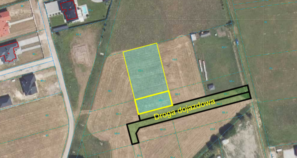 Działka 1750 m2 w Różannie na nowym osiedlu Opoczy