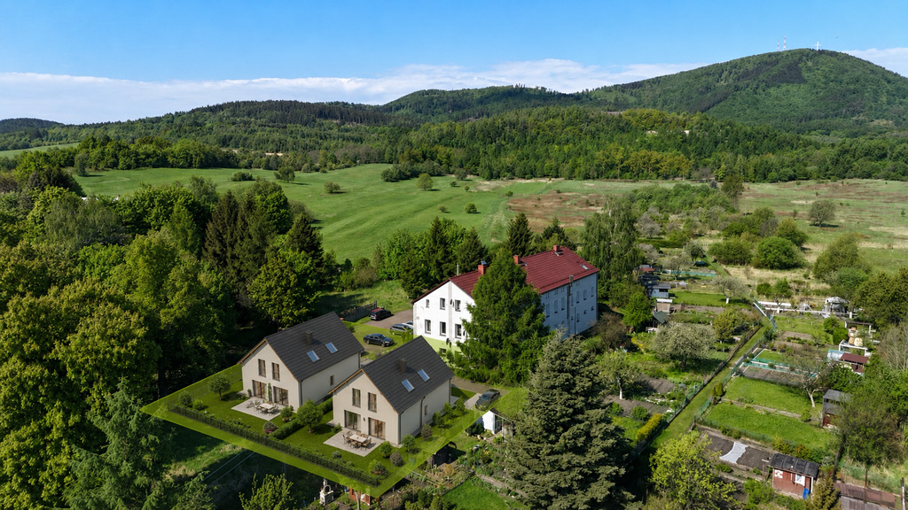 958 m² | WZ NA 2 DOMY | WIDOK NA CHEŁMIEC