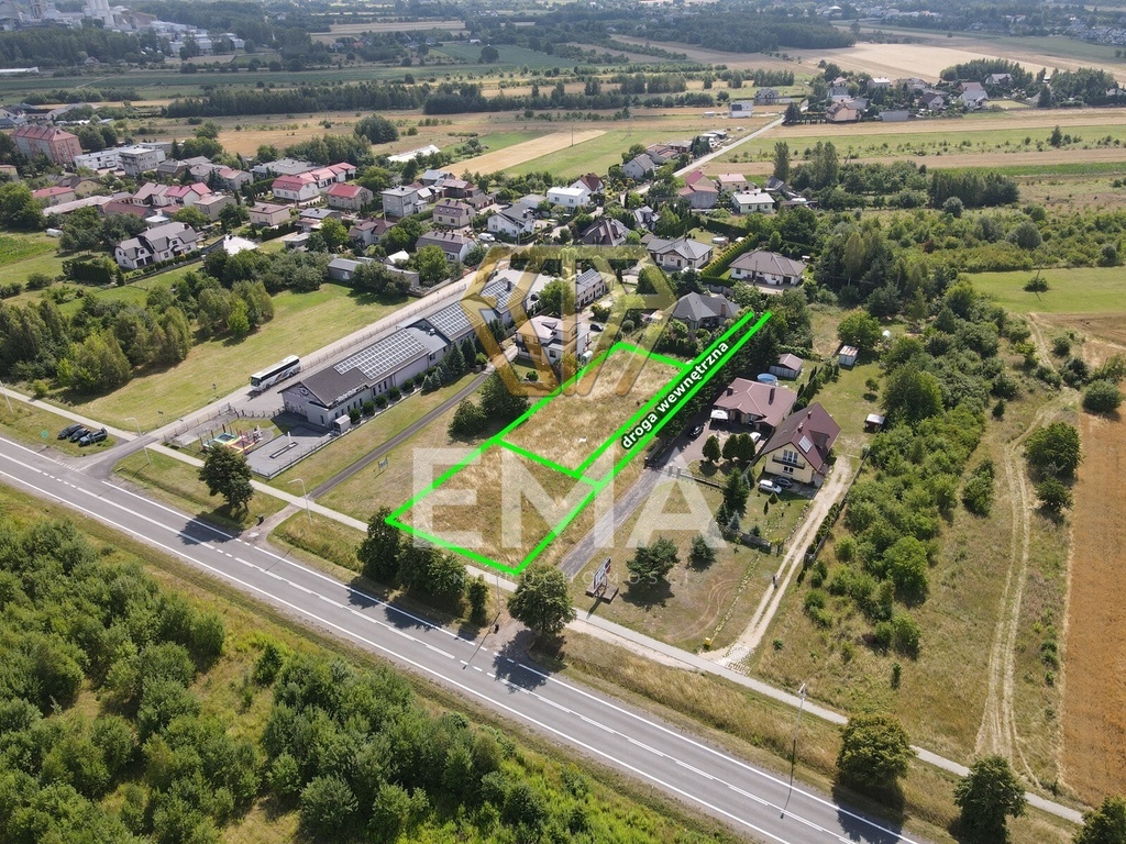 Szeroka działka 41 m | 1000 m² | Rędziny
