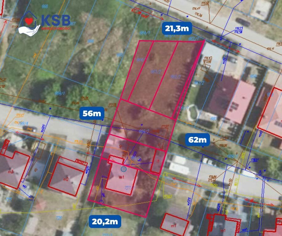Dom 64m2 działki budowlane 1191m2 Ćmielów