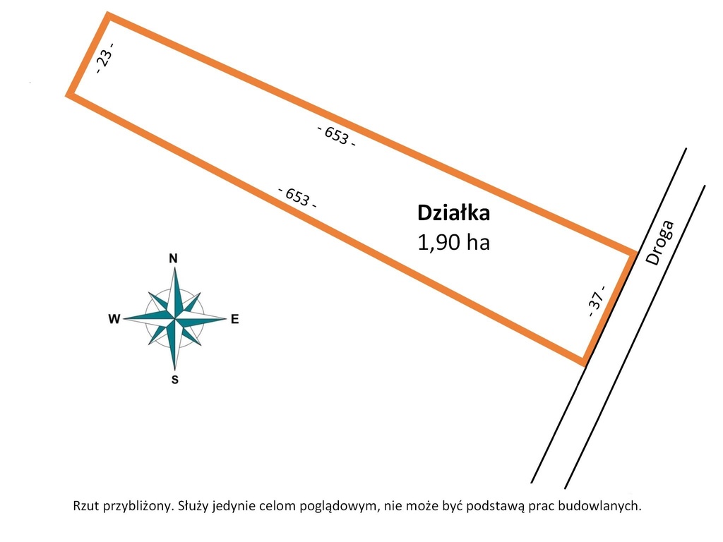 Teren z WZ na 9 domów dla konkretnego inwestora