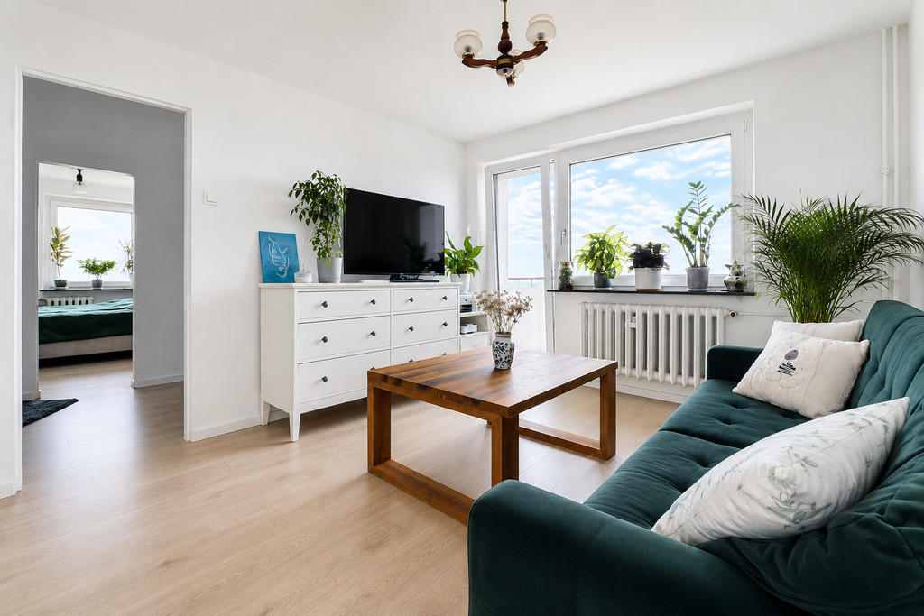2 pokoje po remoncie | Balkon | Piwnica I Santocka