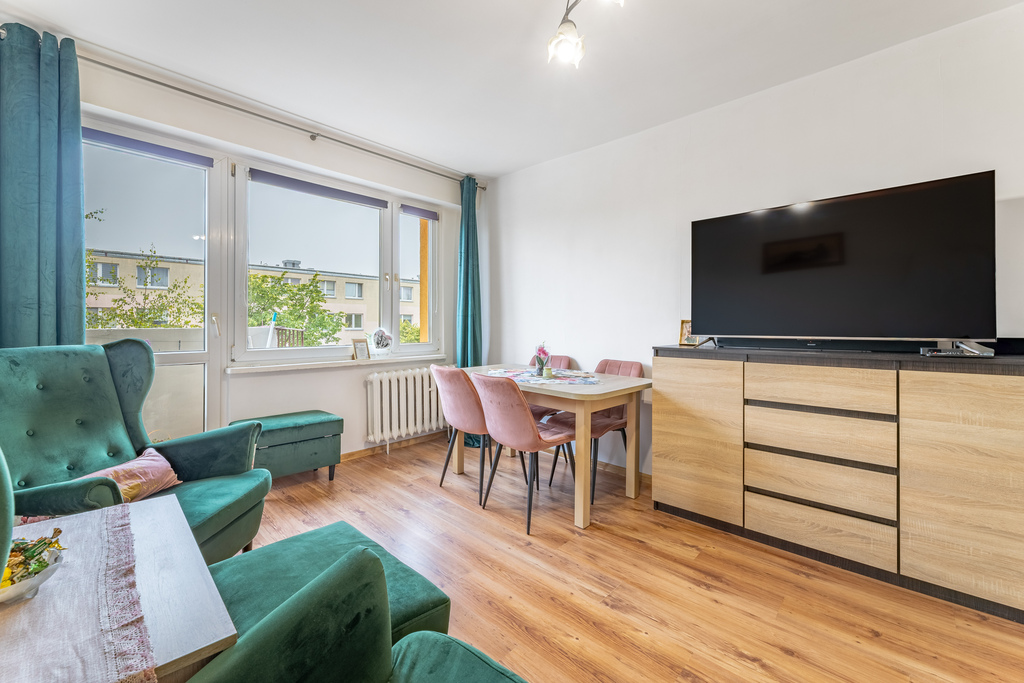 3 pokoje z balkonem | 48 m² | Brodnica