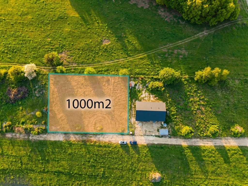 OBNIŻKA CENY! Działka 1000m² pozwolenie na budowę