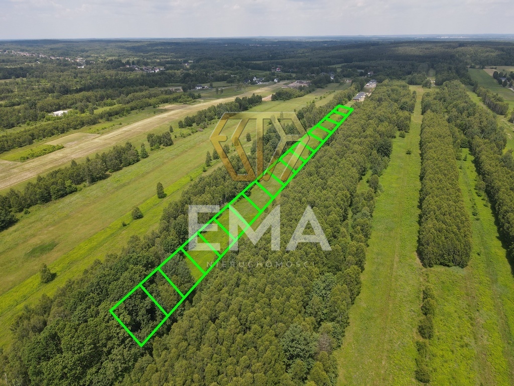 Działki budowlane Starcza 17 działek WZ