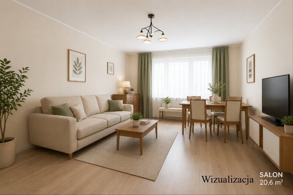 Centrum Szczecina | 2 pokoje | 45,27 m² | parter