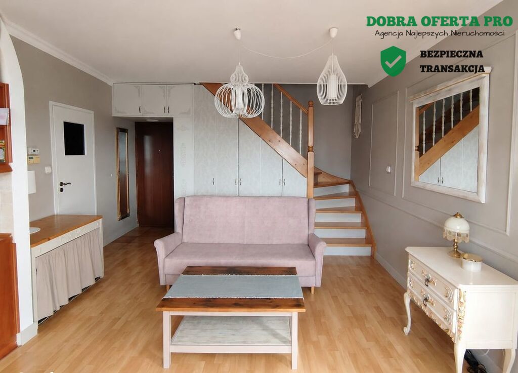 Dwupoziomowe mieszkanie z poddaszem – Pruszcz