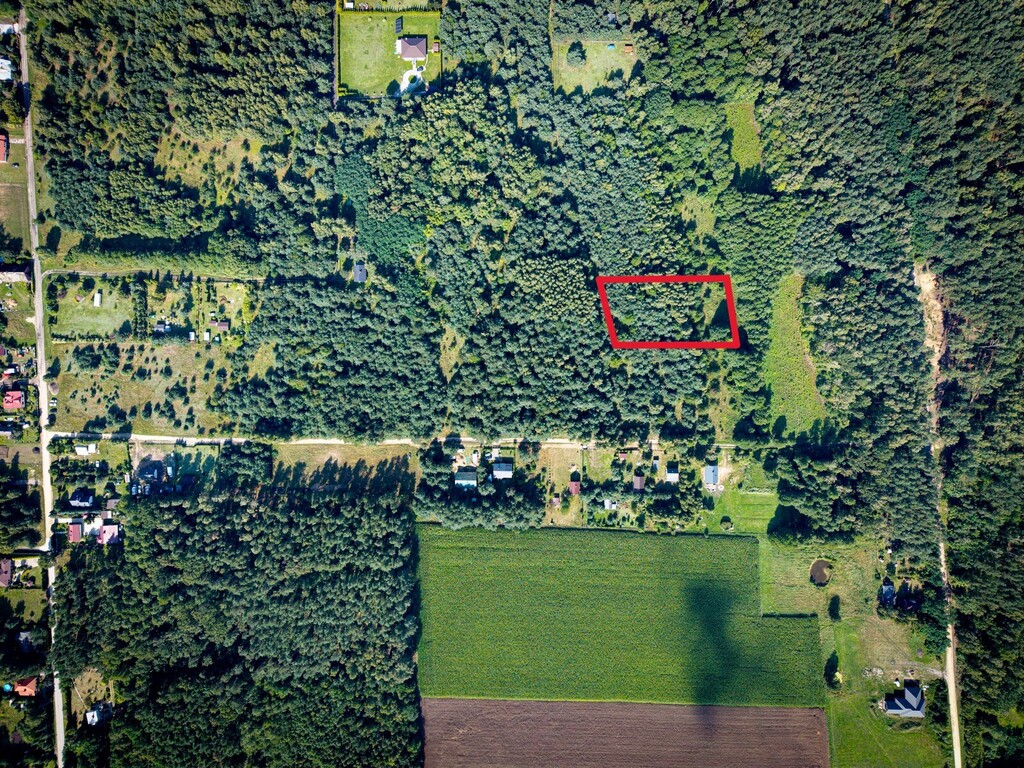 Działka 3960 m2 pod budowę domu z własnym lasem!