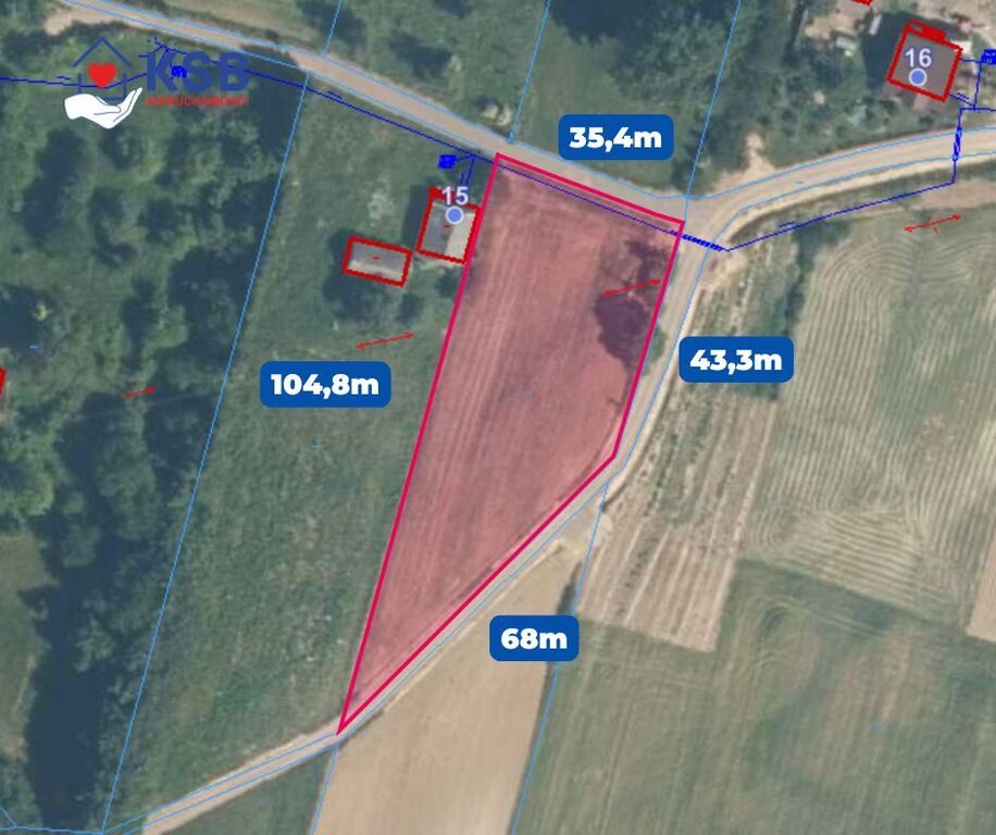 Ustawna działka z WZ 2500m2 - Czajęcice