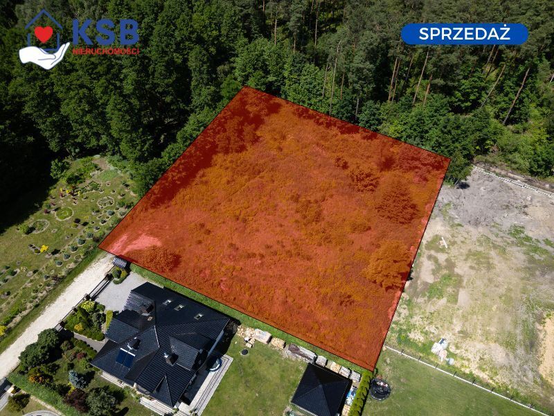 Działka budowlana z WZ-3019m2-Oliwkowa, Gutwin
