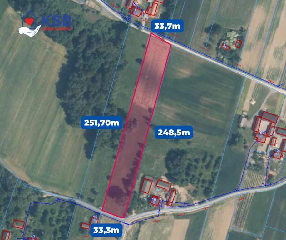 Ustawna działka z WZ - 8300m2 Czajęcice