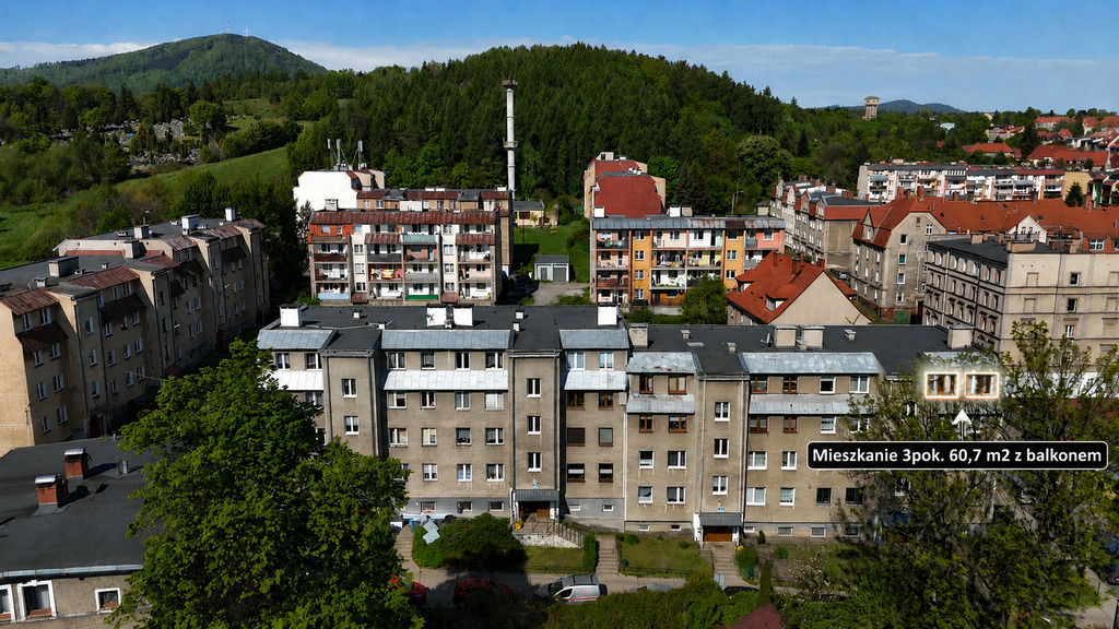 PRZESTRZEŃ, ZIELEŃ I SPOKÓJ | 3 POKOJE