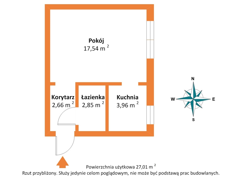 Okazja inwestycyjna: 27 m² przy Parku na Zdrowiu