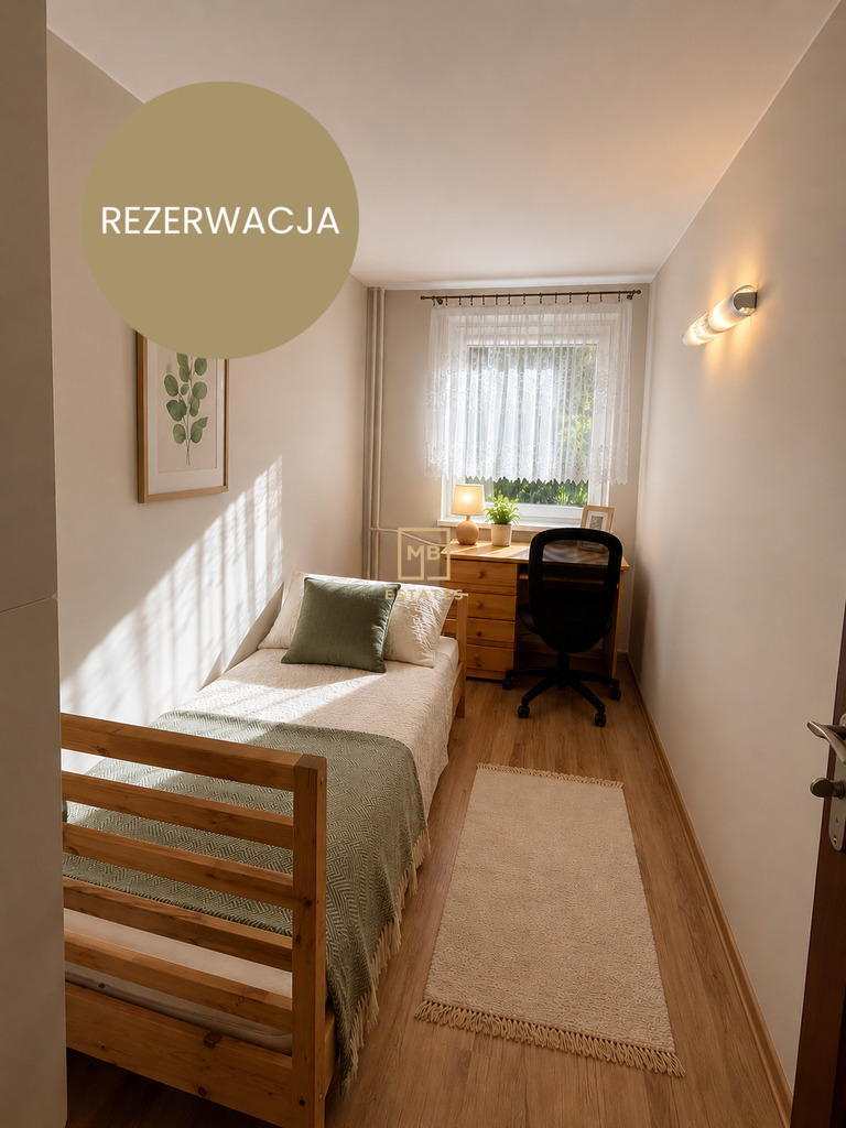 3 pokoje | 48 m2 | I piętro | Piwnica | Balkon