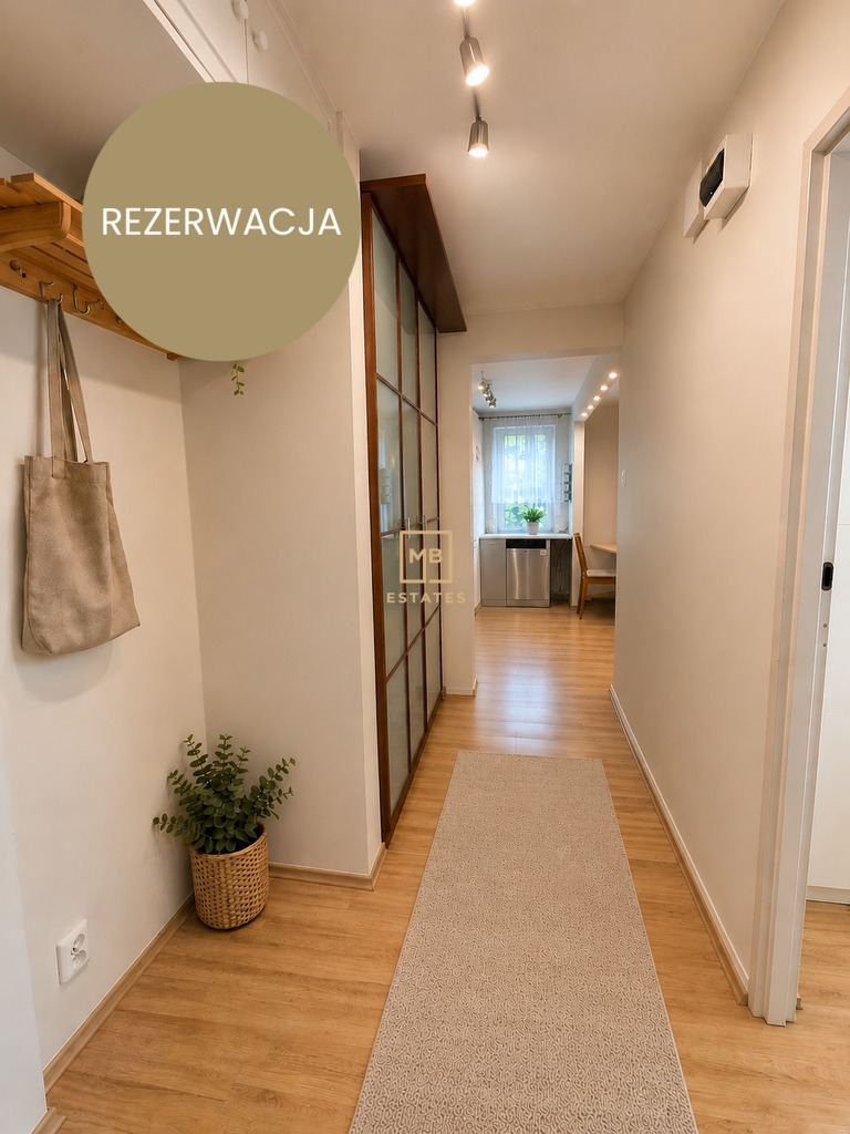 3 pokoje | 48 m2 | I piętro | Piwnica | Balkon