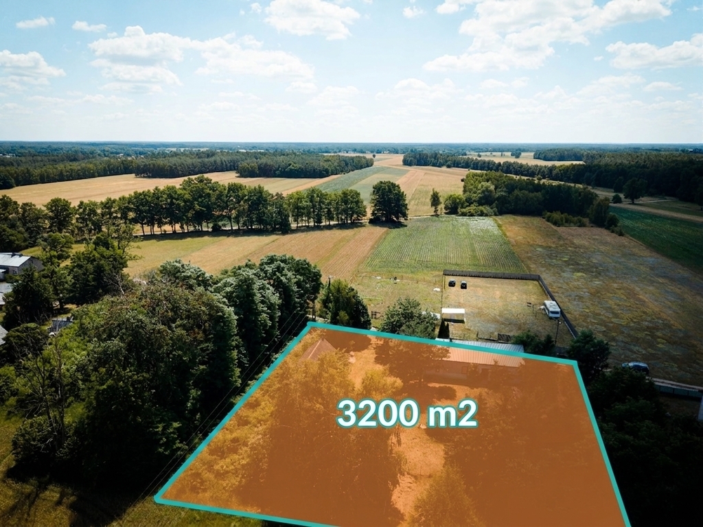 Siedlisko Złotniki 7200m² + dom 100m²