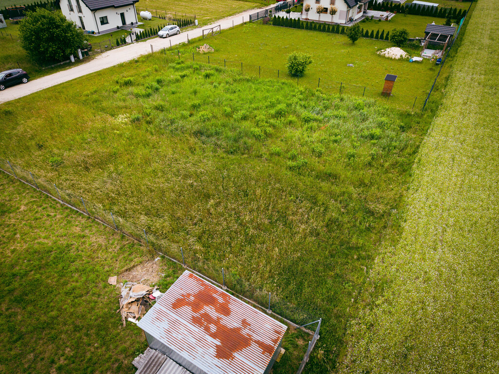 Działka budowlana Wronowice 1011 m² w cichej okoli