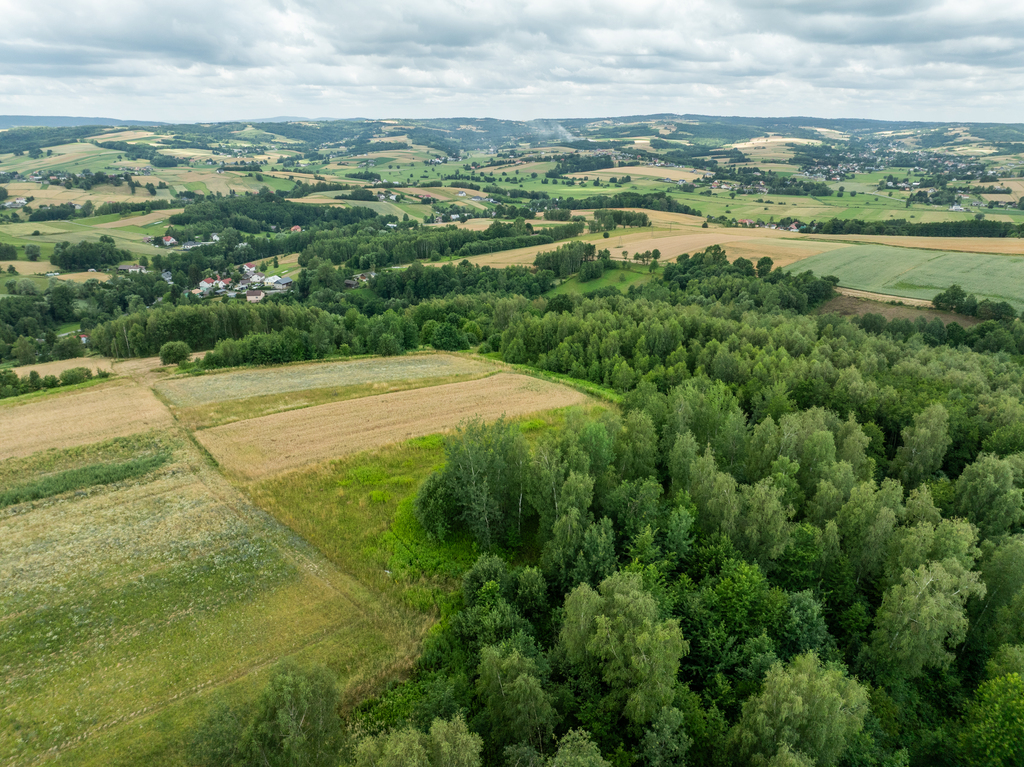 Broniszów - widokowa, budowlana 36,54 ar z WZ