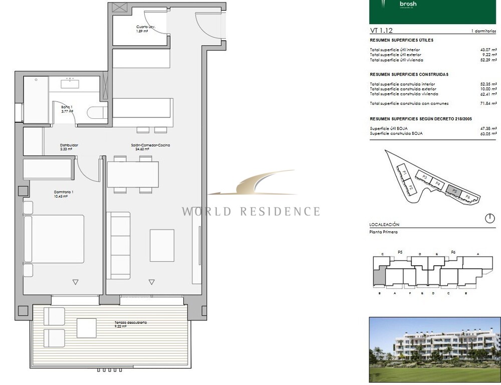 Apartamenty przy polu golfowym blisko Fuengiroli