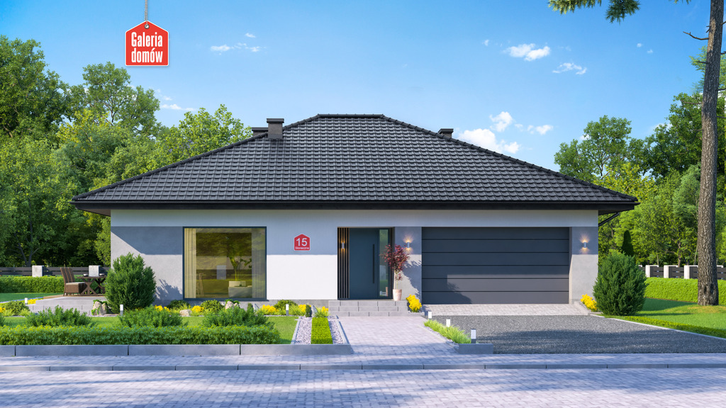 Dom parterowy stan surowy-130m2+1121m2 Szewna