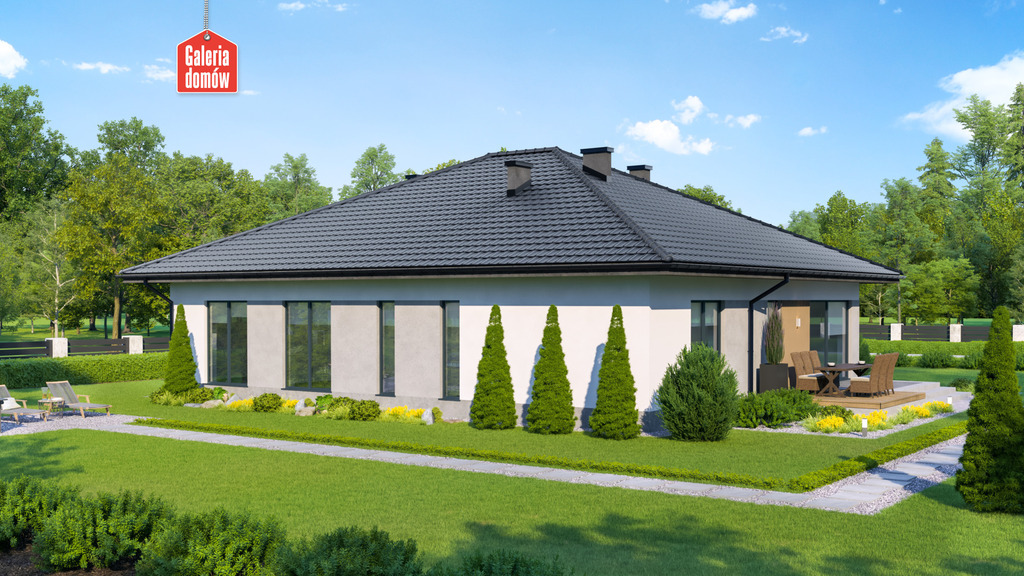 Dom parterowy stan surowy-130m2+1121m2 Szewna